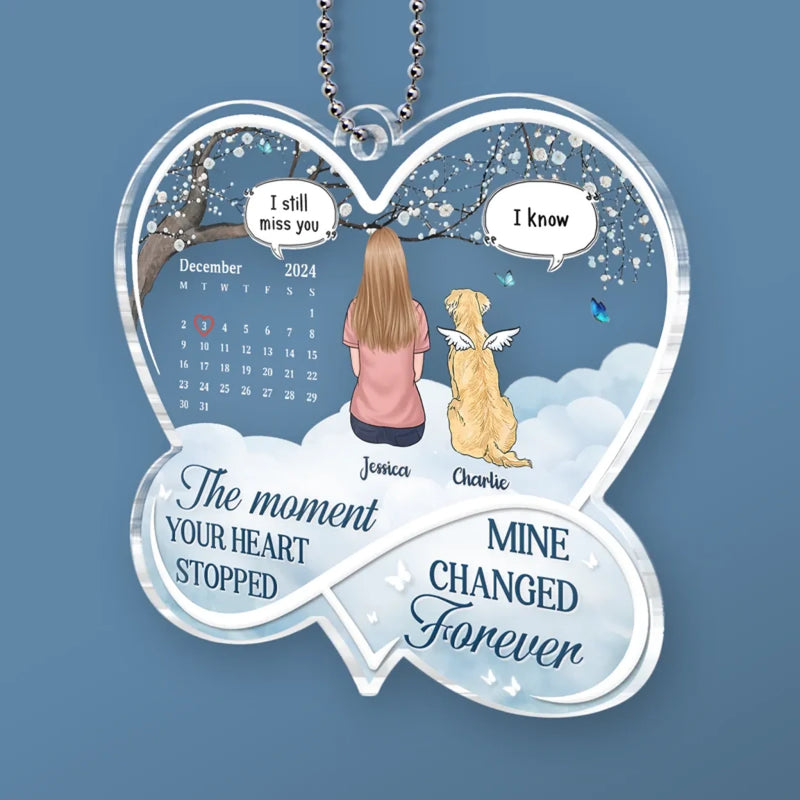 Custom Pet Memorial Keepsake - Personalized Car Ornament