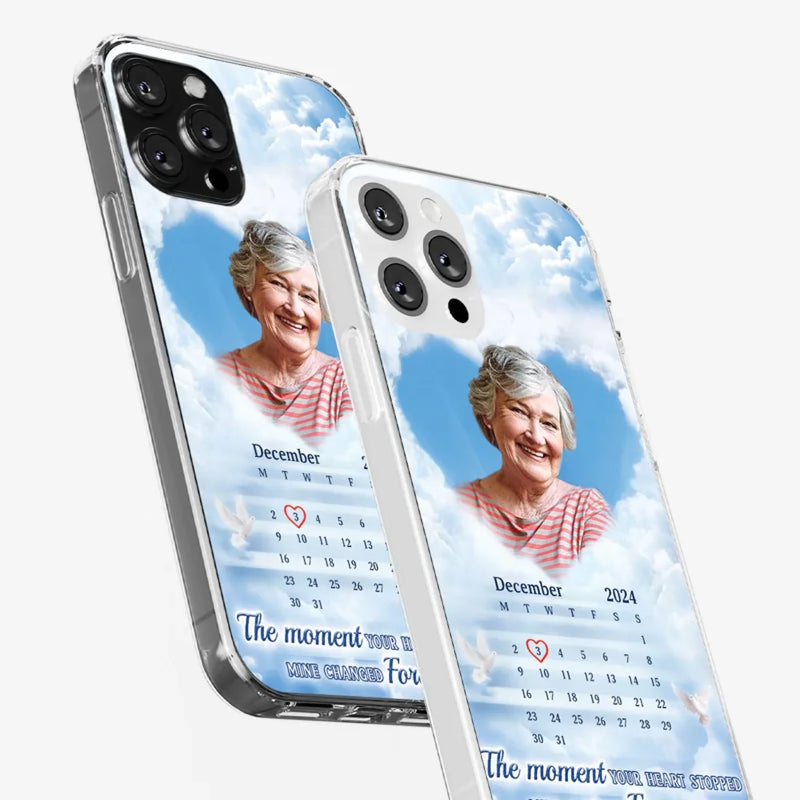 Custom Photo We Carry You With Us Always - Memorial Personalized Custom Clear Phone Case - Sympathy Gift For Family Members