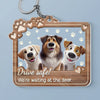 Unconditional Love Comes With Four Paws - Dog & Cat Personalized Custom Shaped Acrylic Keychain - Gift For Pet Owners, Pet Lovers