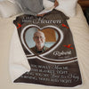 Custom Photo Forever Loved, Forever Missed - Memorial Personalized Custom Blanket - Sympathy Gift For Family Members