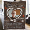 Custom Photo Forever Loved, Forever Missed - Memorial Personalized Custom Blanket - Sympathy Gift For Family Members