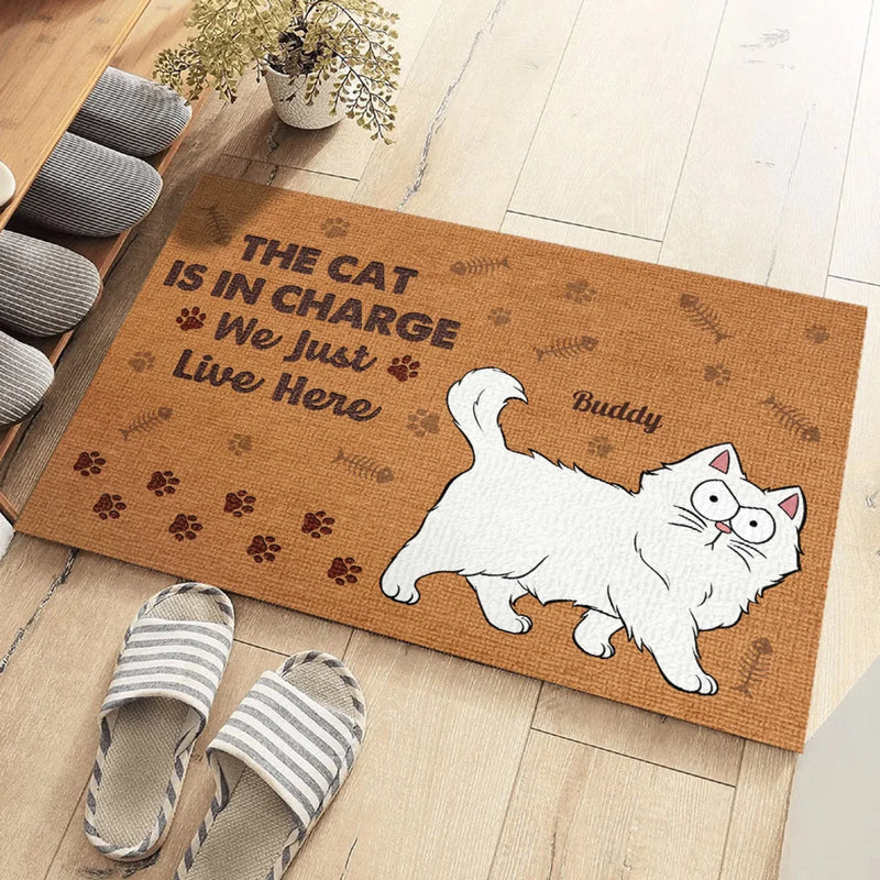 Custom Cat Lover Gifts for Cat Owners - Personalized Doormat