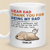 Custom Photo My Pet Runs The House, I Just Pay The Bills - Dog & Cat Personalized Custom Mug - Gift For Pet Owners, Pet Lovers