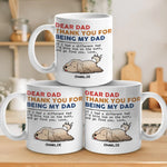 Custom Name Funny Dog Dad Gifts - Personalized Mugs
