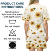 Custom Photo Where Love Grows, So Do Happy Faces - Family Personalized Custom Women's Sleep Tee - Mother's Day Gift For Mom, Grandma