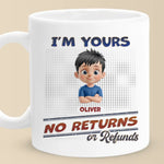 Custom Name No Returns or Refunds Family Gifts - Personalized Mugs