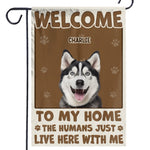 Custom Pet Photo Welcome Home Gifts for Pet Lovers - Personalized Flag