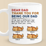 Custom Name Funny Dog Dad Gifts - Personalized Mugs