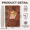 Take A Moment For Yourself Every Day - Family Personalized Custom Leather Journal - Mother's Day Gift For Mom, Yourself, Best Friends, Siblings, Family Members
