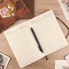 Take A Moment For Yourself Every Day - Family Personalized Custom Leather Journal - Mother's Day Gift For Mom, Yourself, Best Friends, Siblings, Family Members