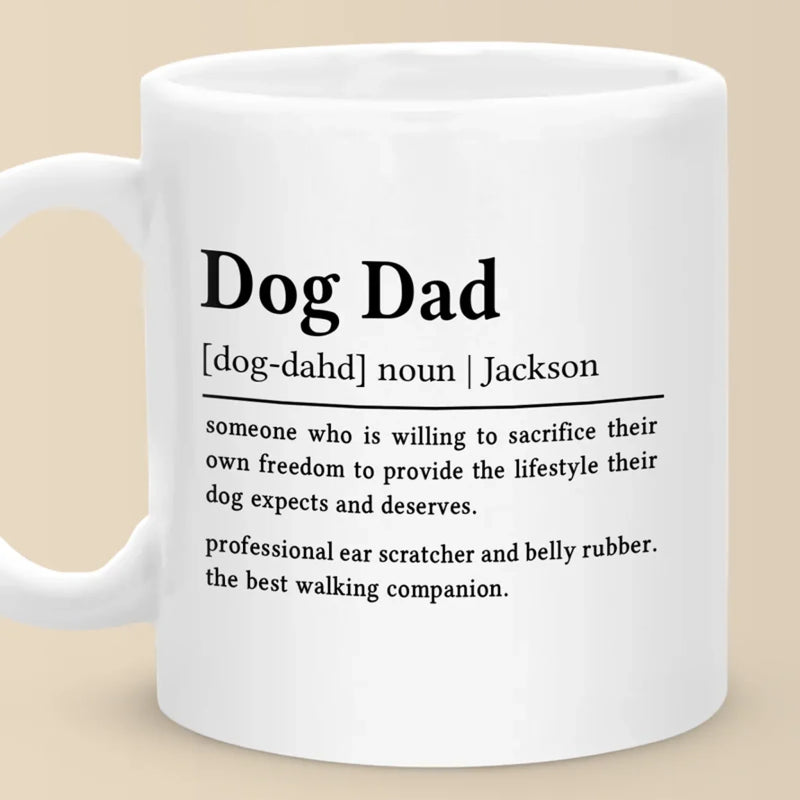 The Best Walking Companion - Dog Personalized Custom Mug - Gift For Pet Owners, Pet Lovers