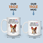 Custom Dog Name Funny Quote Gifts for Dog Lovers - Personalized Mugs