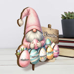 Custom Name Easter Grandma Gifts - Personalized Wooden Plaque
