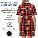 Custom Pet Photo Golden Retriever Gifts for Dog Lovers - Personalized Sleep Tee