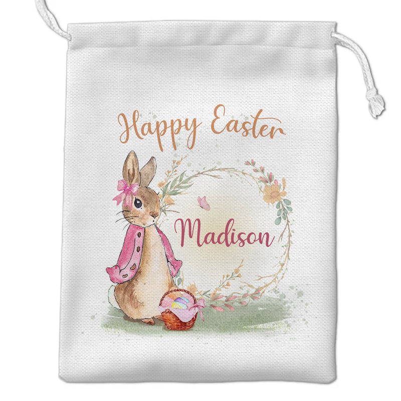 A Bunny’s Special Delivery For Easter - Family Personalized Custom Favor Bag - Easter Gift For Family Members