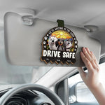 Custom Name Dog Lover Drive Safe Gifts - Personalized Car Visor Clip