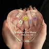 Flowers Bloom In Mother's Garden Of Love - Family Personalized Custom 3D Crystal Heart Shaped - Mother's Day, Gift For Mom, Daughter