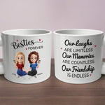 Custom Name Best Friend Gifts for Women - Personalized Chunky Mug