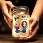 Custom Name Best Friend Gifts for Women - Personalized Mason Jar Light