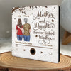 Always Linked By Love And Care - Family Personalized Custom Music Fridge Magnet That Can Play Songs - Mother's Day Gift For Mom, Daughter