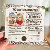 You Are Braver Than You Believe - Family Personalized Custom Music Fridge Magnet That Can Play Songs - Mother's Day Gift For Mom, Daughter