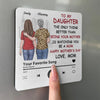A Sweet Way To Remind Her How Strong She Is - Family Personalized Custom Music Fridge Magnet That Can Play Songs - Mother's Day Gift For Mom, Daughter