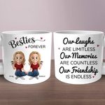 Custom Name Best Friend Gifts for Women - Personalized Chunky Mug