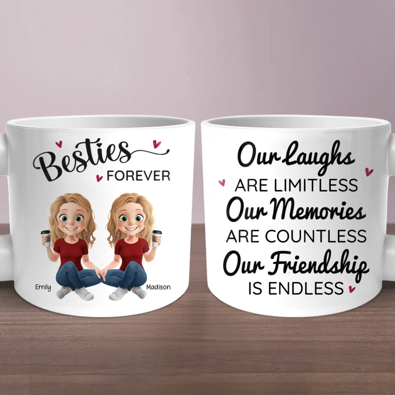 Custom Name Best Friend Gifts for Women - Personalized Chunky Mug