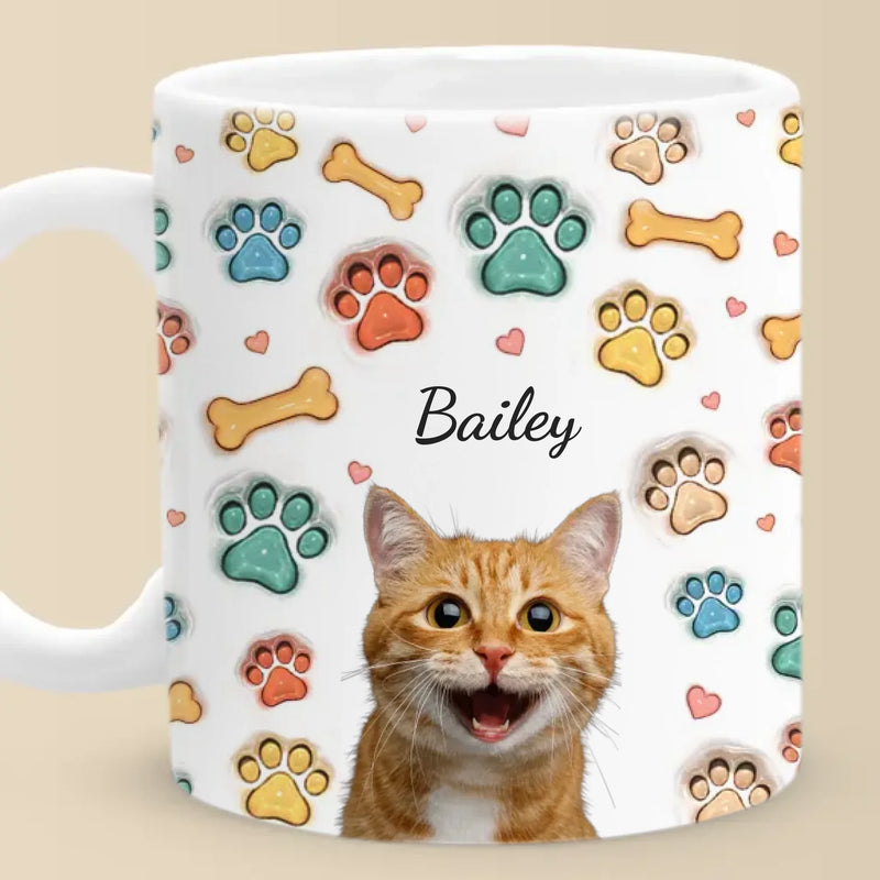 Custom Pet Name Dog and Cat Gifts for Pet Lovers - Personalized Mugs