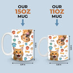 Custom Pet Name Dog and Cat Gifts for Pet Lovers - Personalized Mugs