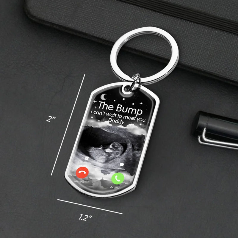 Custom Photo Capture The Sweetest Moments For New Moms - Family Personalized Custom Keychain - Mother's Day, Baby Shower Gift