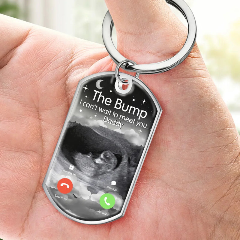 Custom Photo Capture The Sweetest Moments For New Moms - Family Personalized Custom Keychain - Mother's Day, Baby Shower Gift