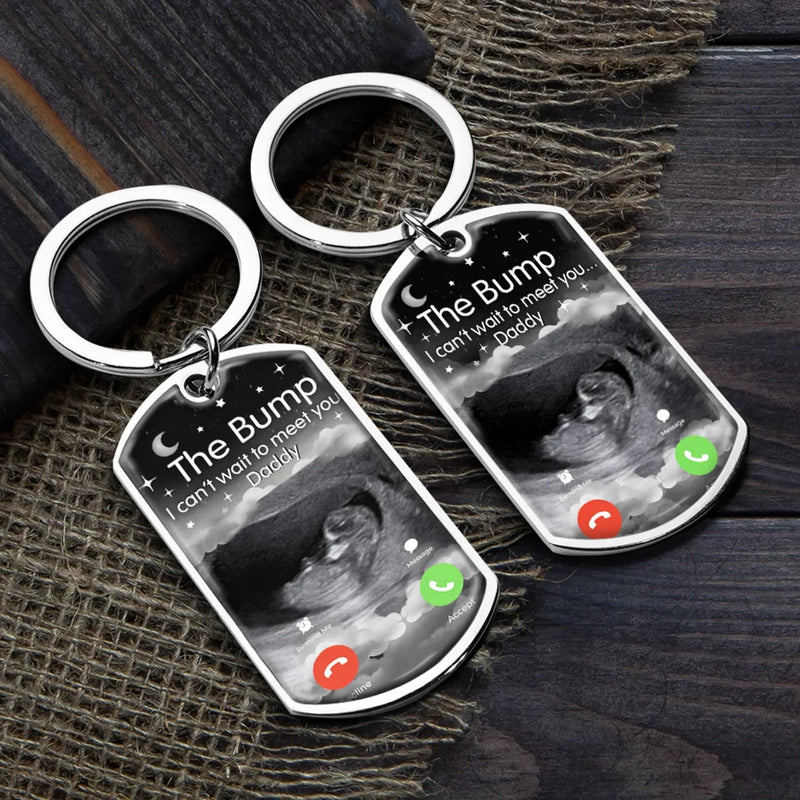 Custom Photo Capture The Sweetest Moments For New Moms - Family Personalized Custom Keychain - Mother's Day, Baby Shower Gift