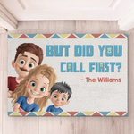 Custom Family Name Funny Welcome Gifts - Personalized Doormat