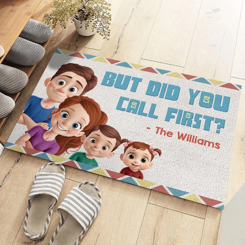 Custom Family Name Funny Welcome Gifts - Personalized Doormat