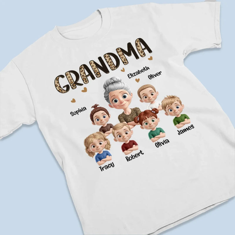 Love Grows Best In A Grandmother’s Heart - Family Personalized Custom Unisex T-shirt, Premium T-shirt, Hoodie - Mother's Day Gift For Mom, Grandma