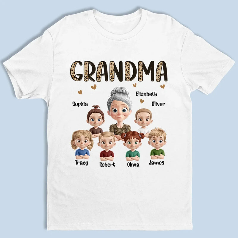 Love Grows Best In A Grandmother’s Heart - Family Personalized Custom Unisex T-shirt, Premium T-shirt, Hoodie - Mother's Day Gift For Mom, Grandma