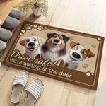 Dog Lover Drive Safe Welcome Decor - Doormat