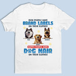 Custom Name Funny Dog Hair Gifts for Dog Lovers - Personalized Apparel