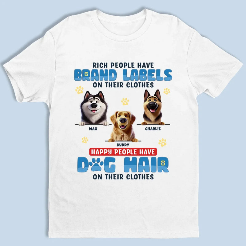 Custom Name Funny Dog Hair Gifts for Dog Lovers - Personalized Apparel
