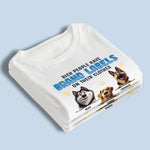 Custom Name Funny Dog Hair Gifts for Dog Lovers - Personalized Apparel