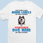 Custom Name Funny Dog Hair Gifts for Dog Lovers - Personalized Apparel