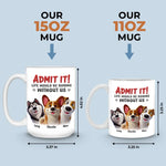 Custom Pet Name Gifts for Dog Lovers - Personalized Mugs