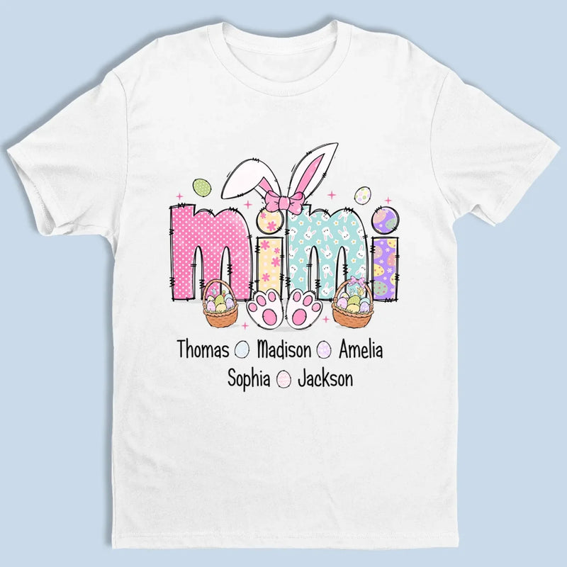 Custom Name Easter Bunny Gifts for Family - Personalized Apparel