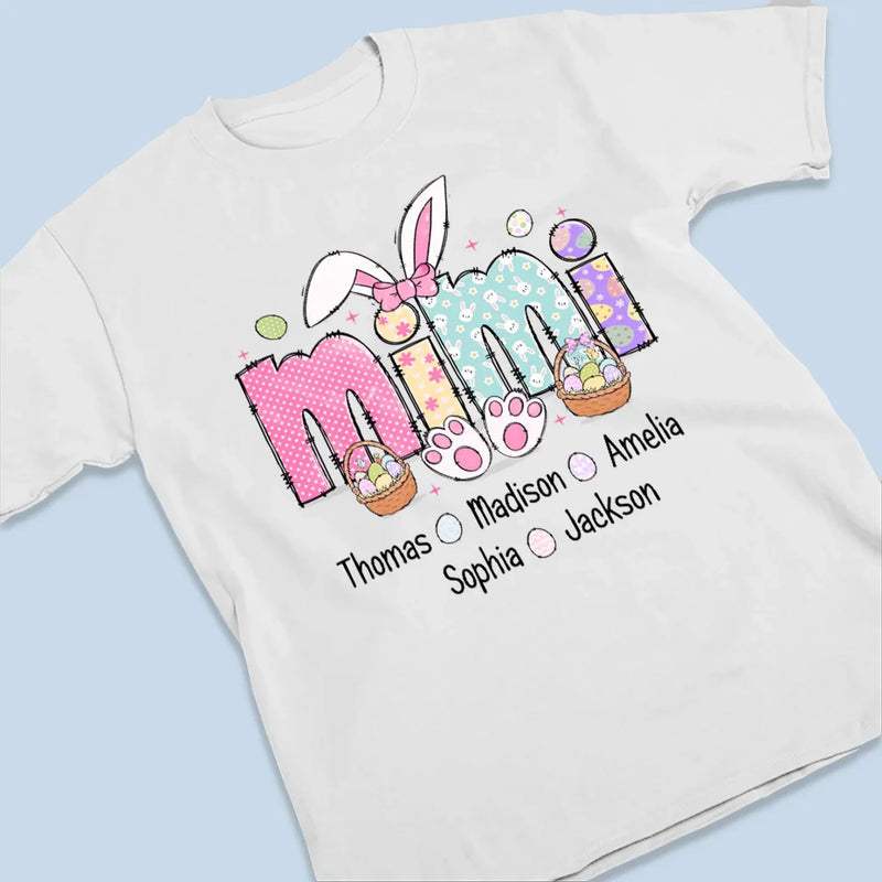 Custom Name Easter Bunny Gifts for Family - Personalized Apparel
