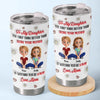 A Mother’s Love Comes Full Circle - Family Personalized Custom 3D Inflated Effect Printed Tumbler - Mother's Day, Gift For Mom, Daughter