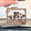 Furry Friends Make Life Better - Dog & Cat Personalized Custom Car Ornament - Acrylic Custom Shaped - Gift For Pet Owners, Pet Lovers