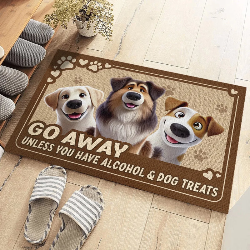 Funny Dog Lover Front Door Decor - Doormat
