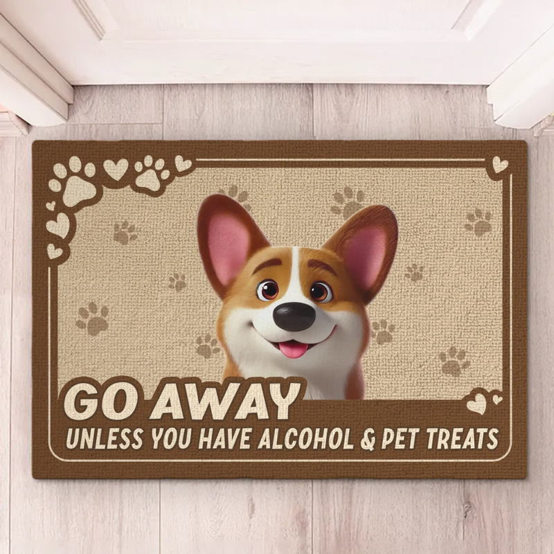 Funny Dog Lover Front Door Decor - Doormat