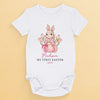 First Easter, First Memories - Family Personalized Custom Baby Onesie - Easter Gift For Baby Kids, Newborn Baby